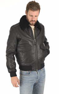 Blouson en best sale cuir schott