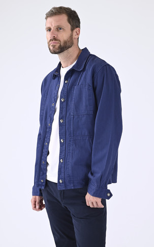 Veste toile Hogden Bleu