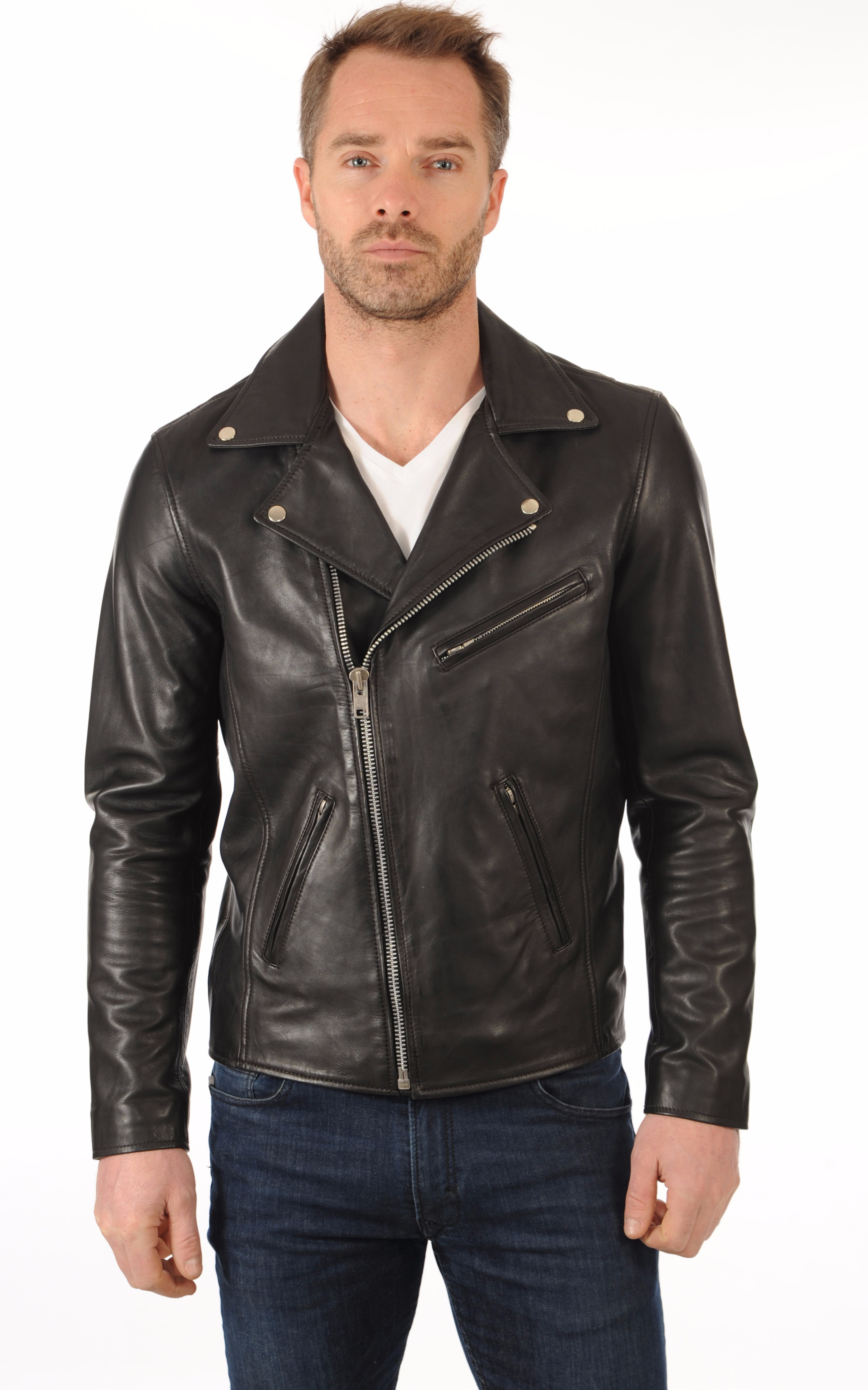 Blouson Perfecto Cuir Homme La Canadienne - La Canadienne ...