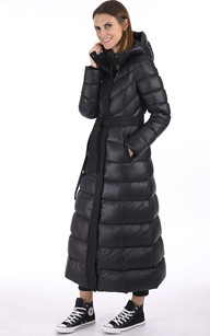 Doudoune longue CALINA R noire Mackage La Canadienne Doudounes Textile Noir