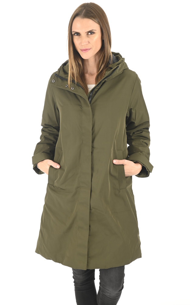 Parka Sophie kaki Ecoalf