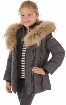 Parka Leelee Grise Parka Leelee Grise