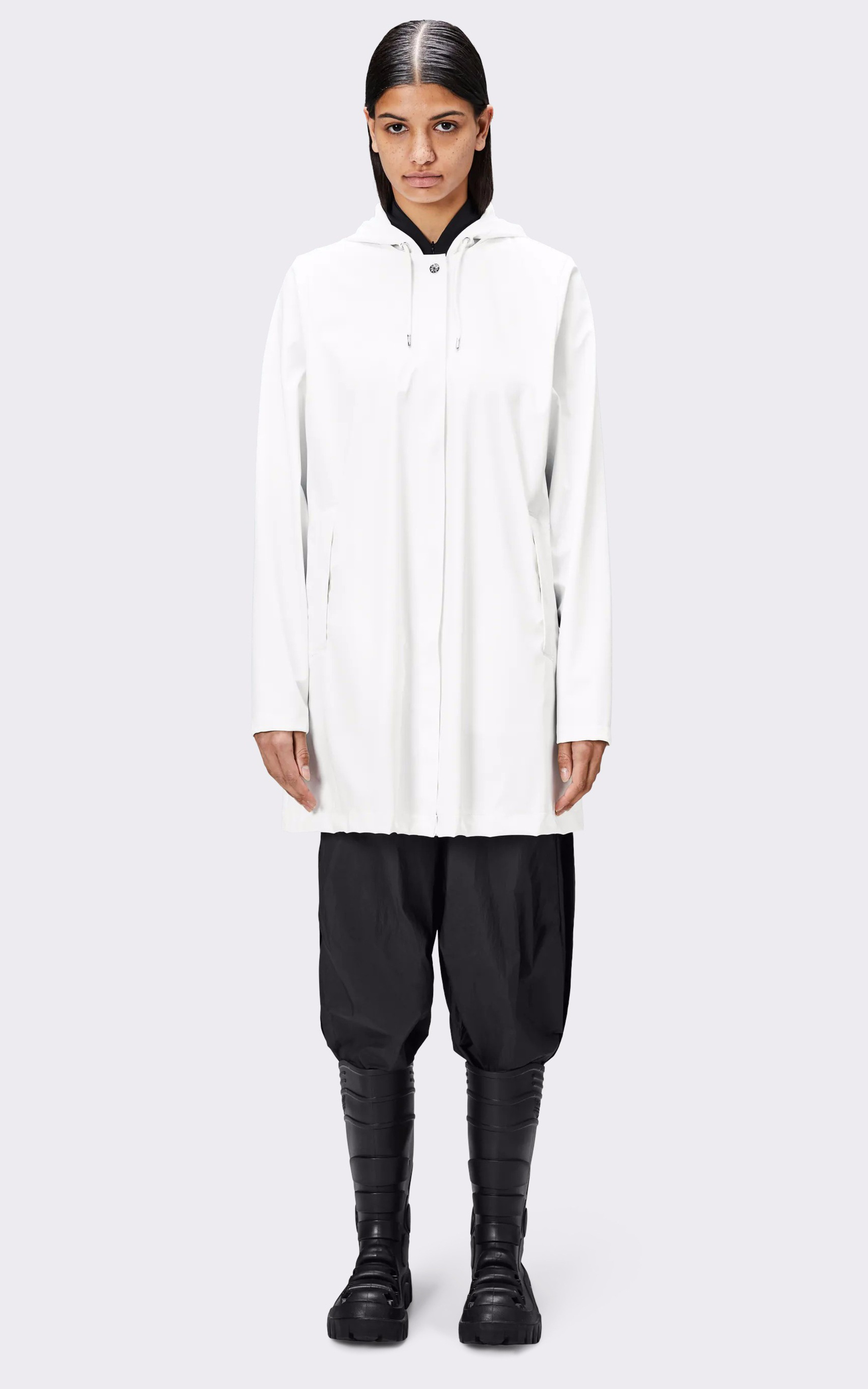 A-Line jacket 18050 blanc Rains
