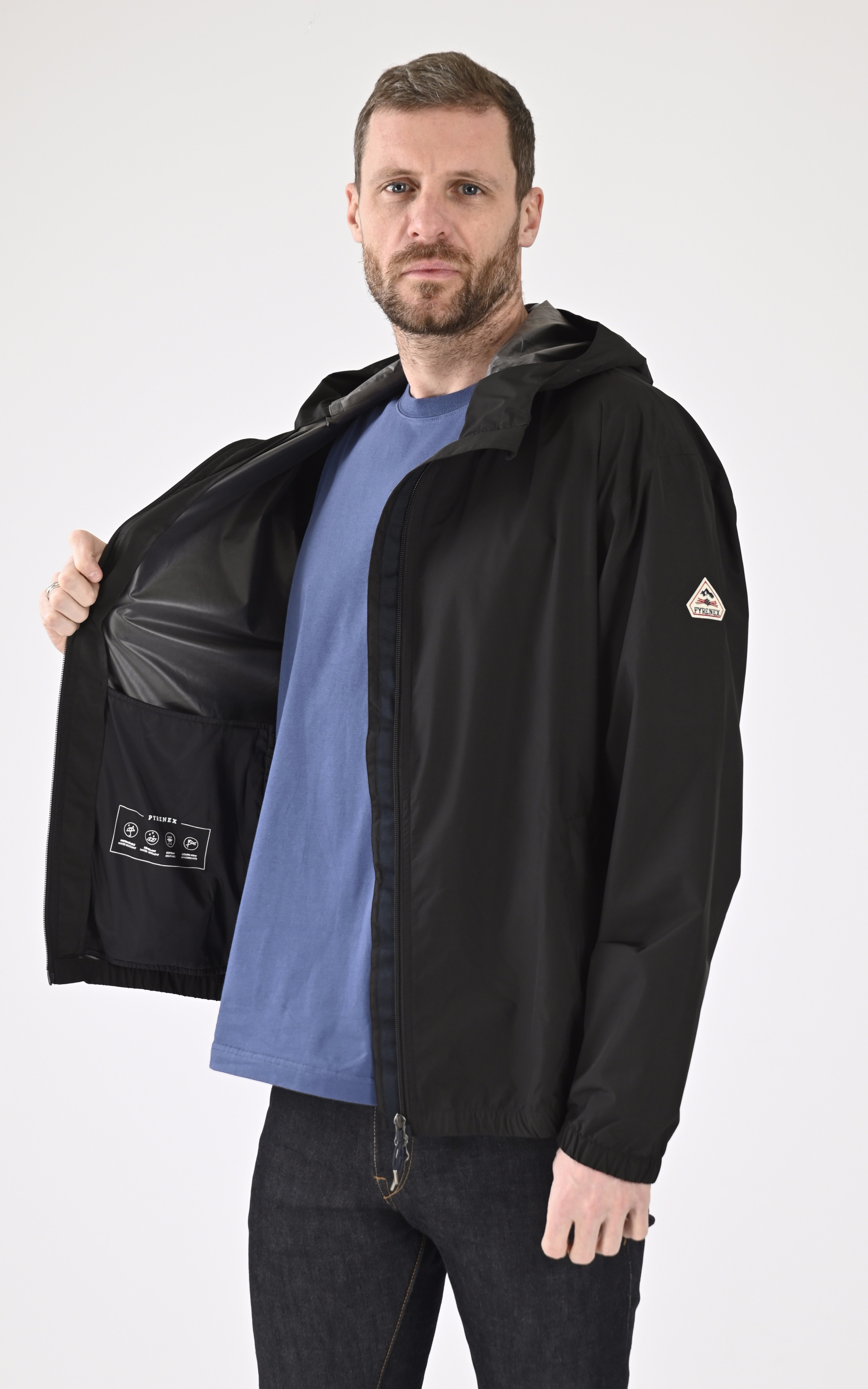 Coupe-vent Ensure noir Pyrenex