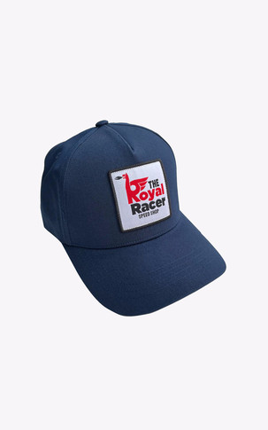 Casquette Patch drag trucker Navy