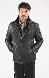 la canadienne Veste cuir Cerro noire