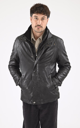 Veste cuir Cerro noire