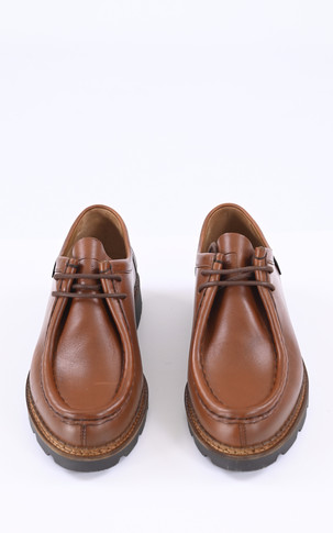 Derbies cuir Macho marron