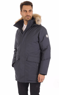 Parka Champlain bleu marine Quartz Co La Canadienne Quartz Co | Doudounes et parkas Quartz Co pour homme et femme