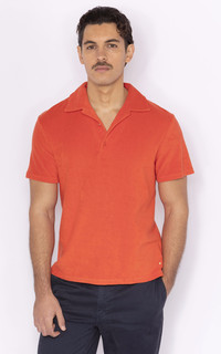 Polo éponge orange