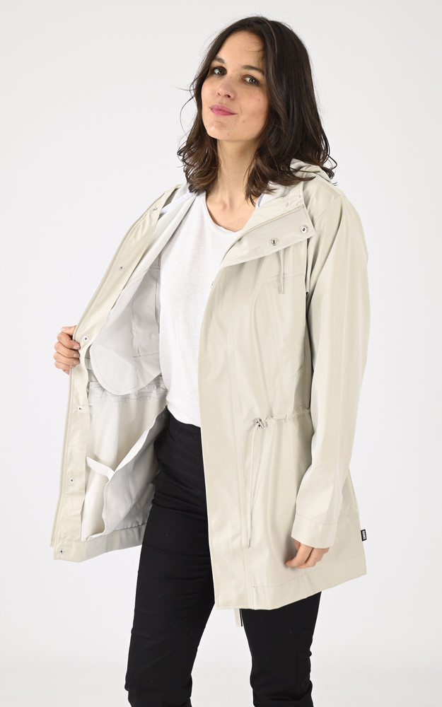 Imperméable Bold Long Jacket 12110  gris clair Rains