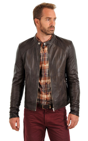 Blouson Leni Marron