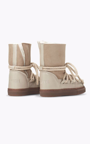 Boots nubuck high beige