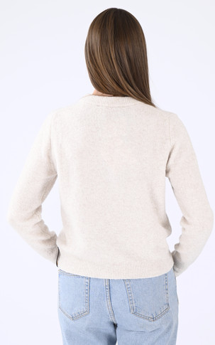 Pull laine Clarisse beige