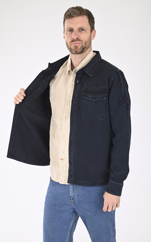 Chemise denim Melhart marine