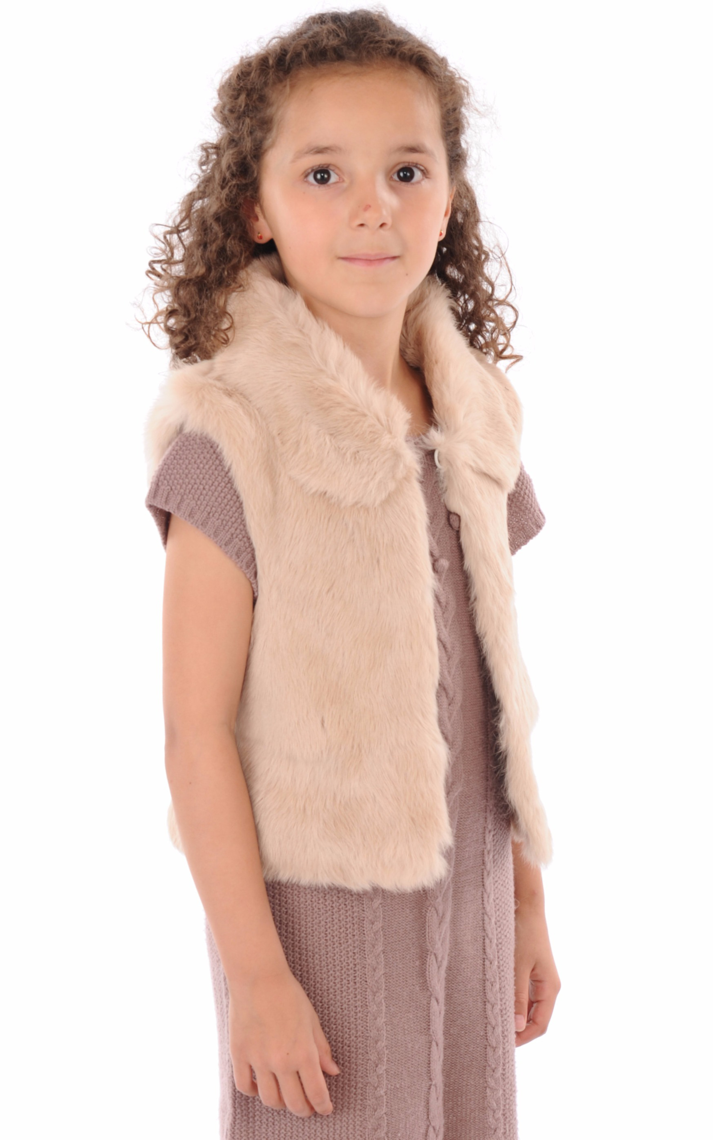 Gilet Enfant Fourrure Lapin Petit Nord La Canadienne Gilet Poncho Cape Fourrure Rose Clair Gilet Enfant Fourrure Lapin Petit Nord La Canadienne Gilet Poncho Cape Fourrure Rose Clair