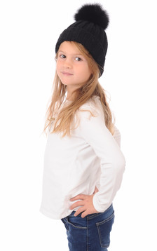 Bonnet maille & fourrure Bonnet maille & fourrure