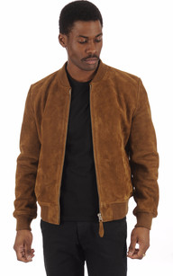 Veste en best sale cuir daim homme