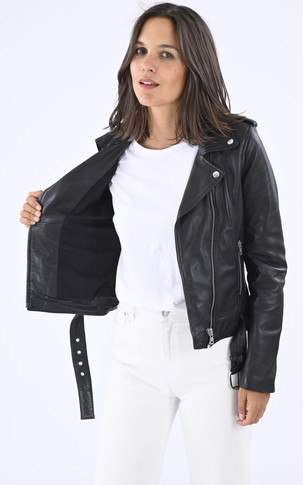 Blouson Rock Girl noir