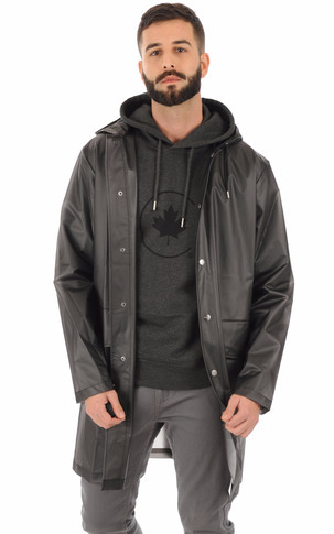 Imperméable transparent noir