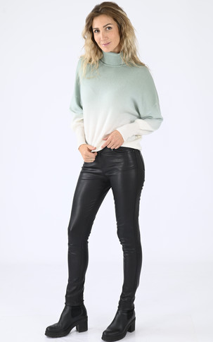 Pantalon Sexy cuir stretch noir