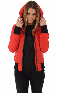 Doudoune fine Dore Hoody rouge Doudoune fine Dore Hoody rouge