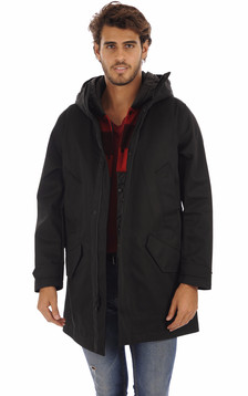Parka Fishtail noire homme Parka Fishtail noire homme
