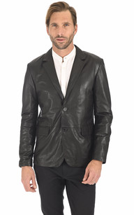 Blazer outlet homme cuir