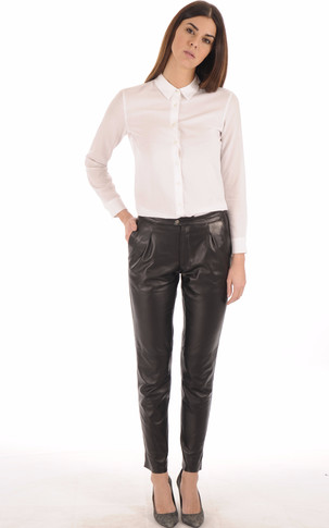 Pantalon Chino Femme Noir