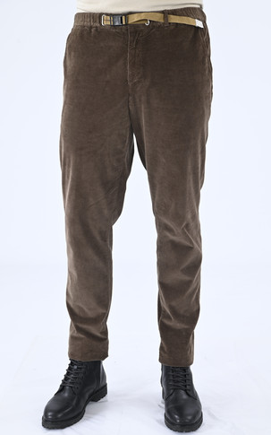 Pantalon côtelé marron