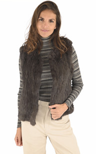 Gilet best sale de fourrure