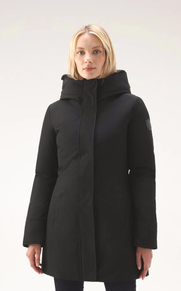 Parka fausse fourrure Boulder noir Woolrich