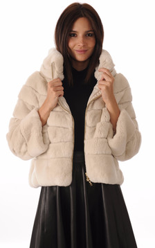 Veste réversible Fourrure Rex Veste réversible Fourrure Rex