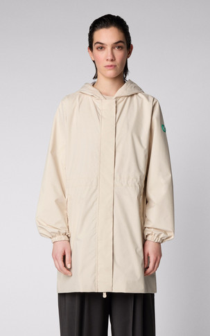 Imperméable léger Fleur beige