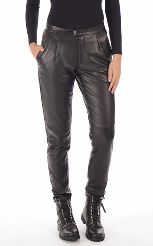 Pantalon Chino Femme Noir