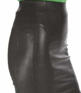 Body en cuir gainant intégré, jupe midi, mini-jupe ou legging