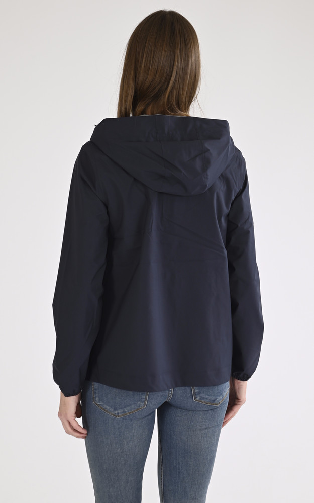 Coupe-vent Marguerite Stretch Dot bleu marine K-Way