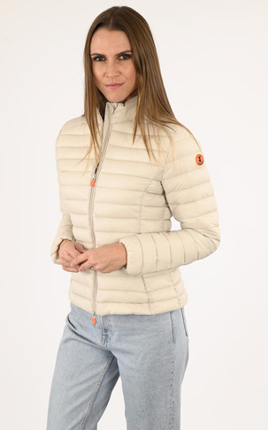 Doudoune fine Carly beige
