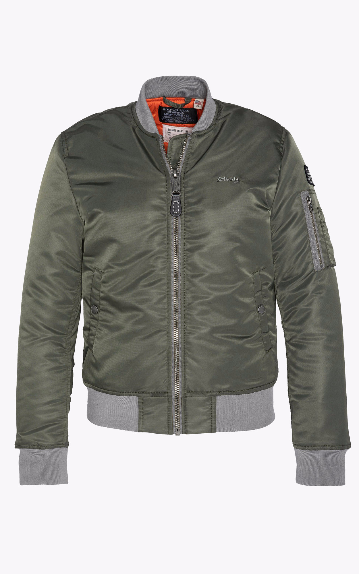 Bombers cheap schott vert