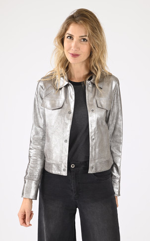 Blouson Ruby Metal argent