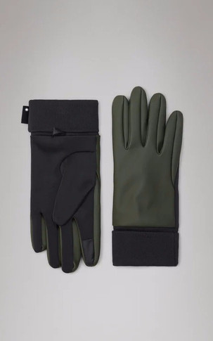 Gants doublés vert