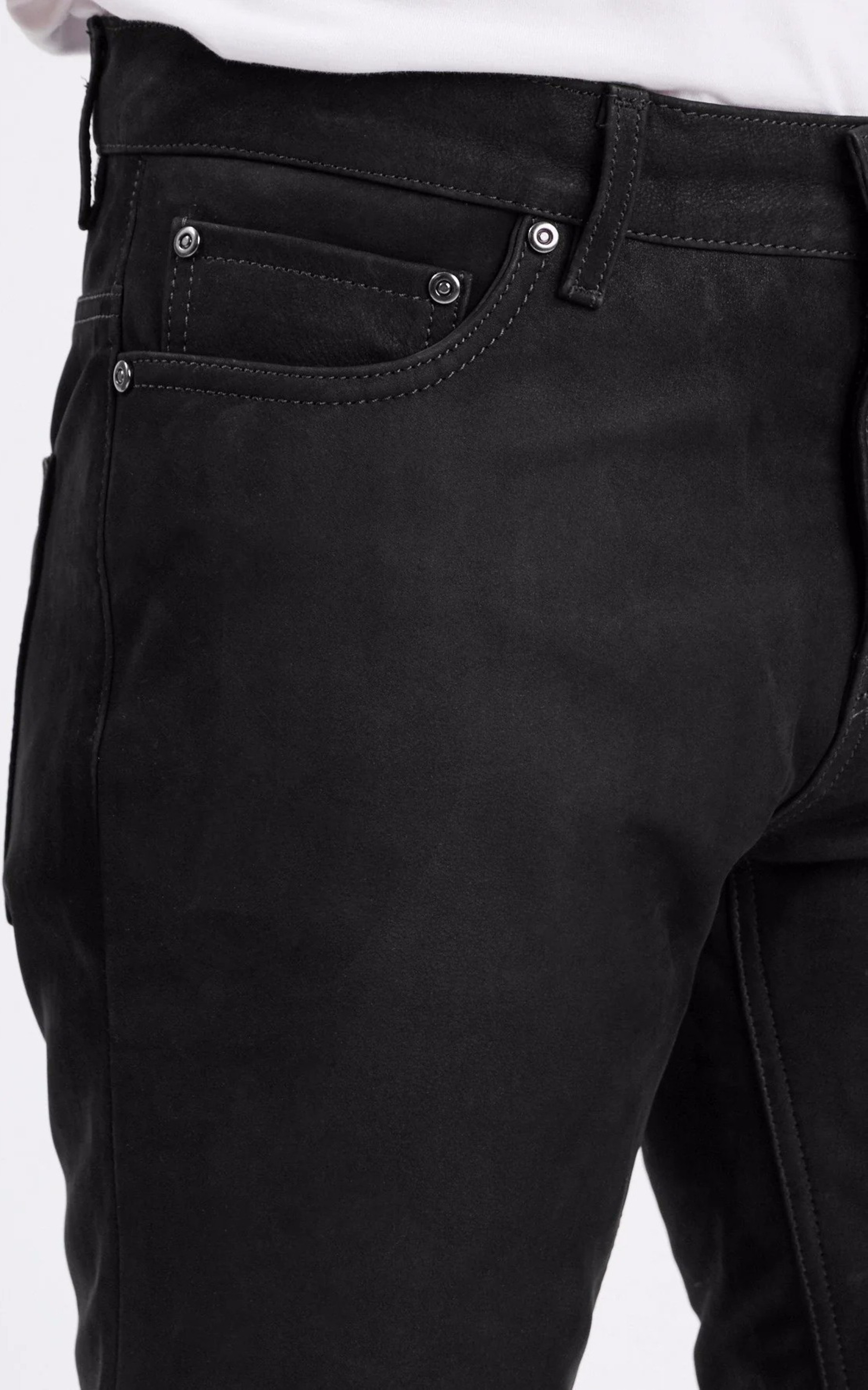 Pantalon Bowling vachette nubuck noir Daytona 73
