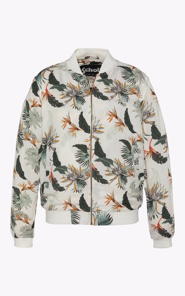 Bombers JKTCALIPSOW off white paradise Schott