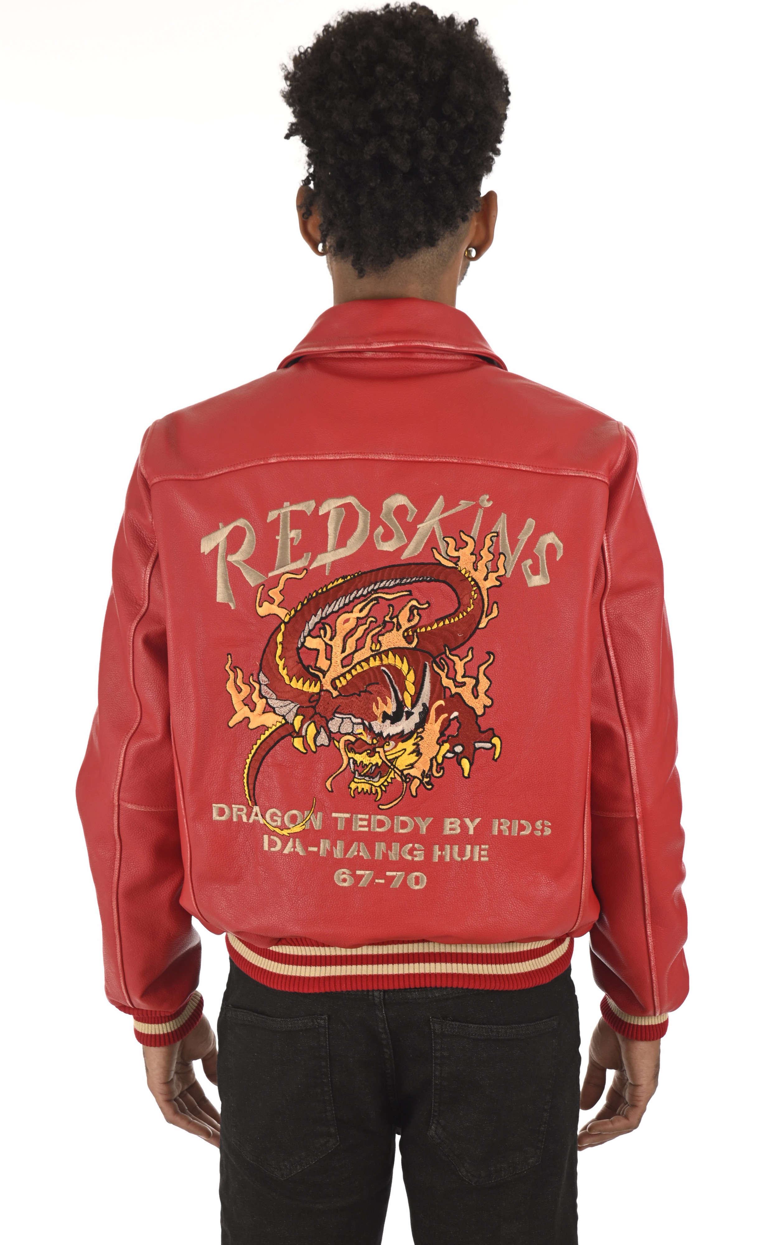 Teddy vachette Dragon rouge Redskins