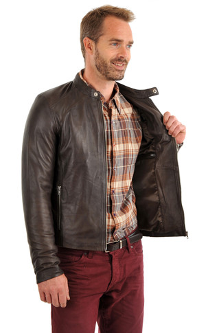 Blouson Leni Marron
