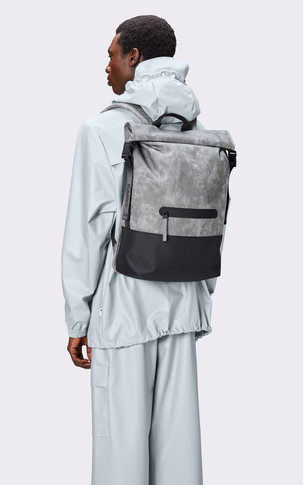 Sac à dos Trail Rolltop 14320 gris imprimé