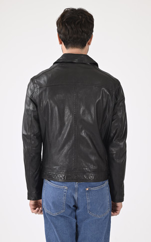 Blouson Major Cuir Noir