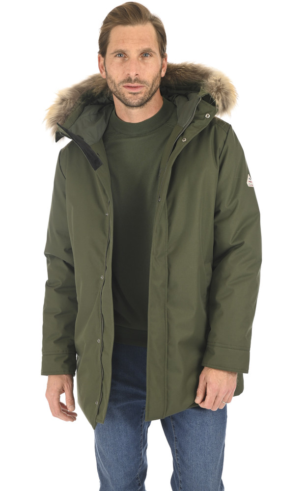 Parka Annecy Fur kaki Pyrenex