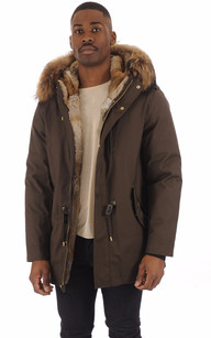 Fourrure Seth Avec Mackage Kaki Parka X qIwBZnY