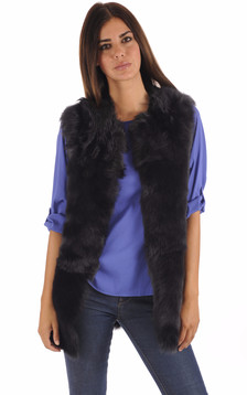 Gilet en Toscane Noir Gilet en Toscane Noir